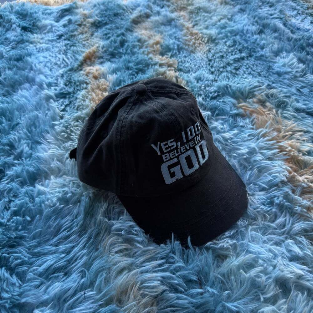 Enfants Riches Deprimes Yes I Do Believe in God Columbine Cap